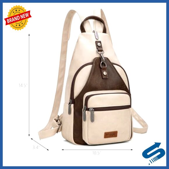 Convertible Sling Backpack with Anti-Theft Pocket for Hiking Travel main image 6